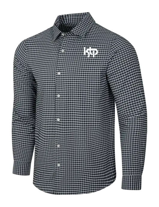 Dark Grey/White City Stretch Shirt w/KTP Logo