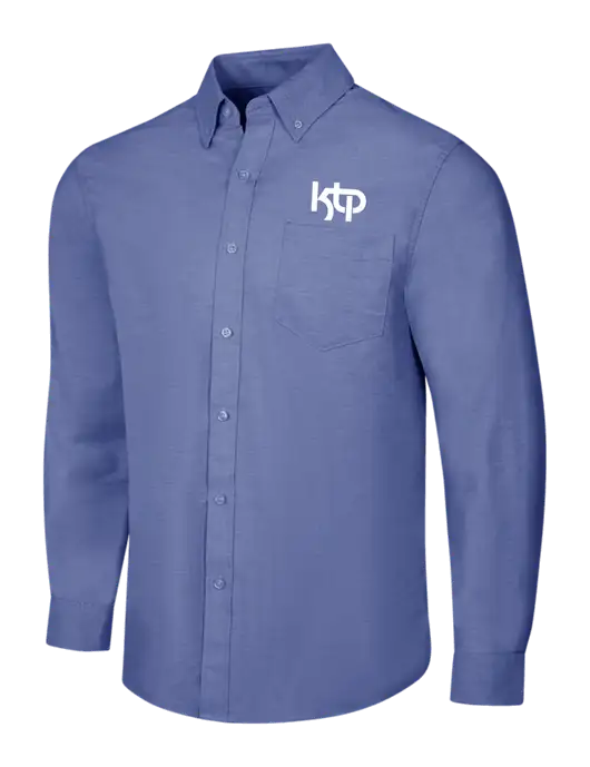 Navy SuperPro Oxford Shirt w/KTP Logo