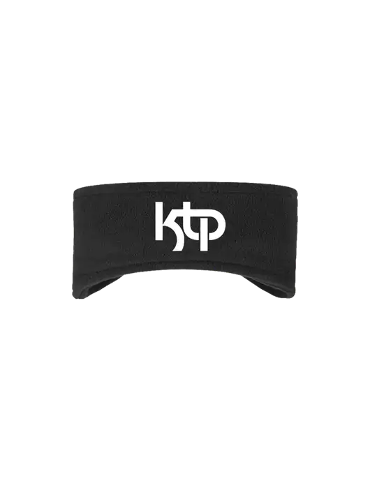 Black Stretch Fleece Headband w/KTP Logo