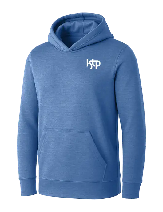 Womens Royal Heather Core Fleece Pullover Hooded Sweatshirt w/KTP Logo