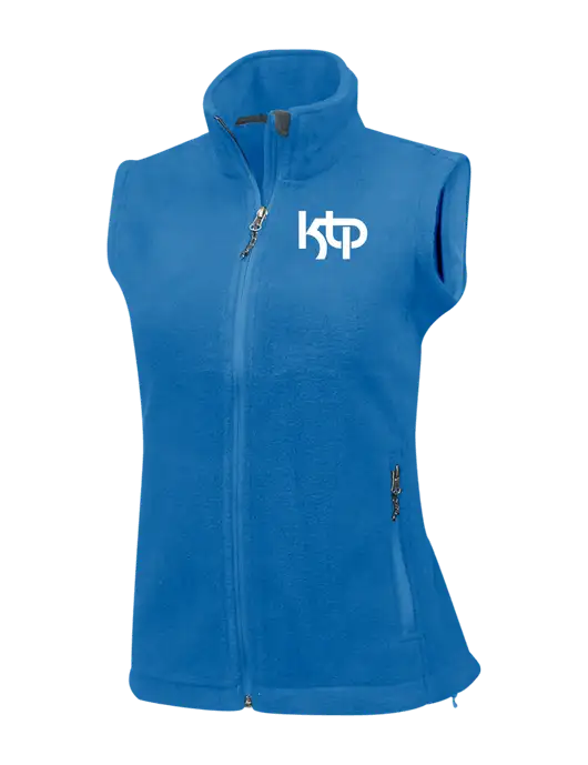 Royal Womens Fleece Vest w/KTP Logo