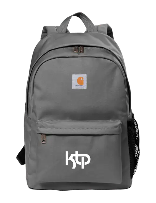 Carhartt Grey Canvas Backpack w/KTP Logo