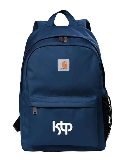 Carhartt Navy Canvas Backpack w/KTP Logo