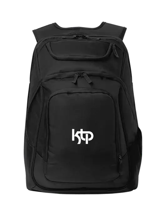 Executive Black Laptop Backpack w/KTP Logo