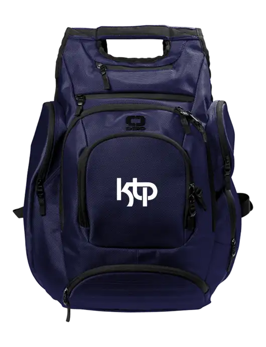 OGIO Navy Metro Ballistic Laptop Backpack w/KTP Logo