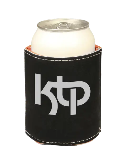Black Leatherette Beverage Holder w/KTP Logo