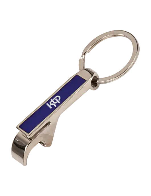 Blue Bottle Opener Keychain w/KTP Logo