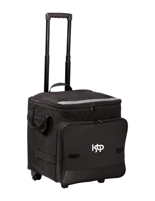 Black Rolling Cooler w/KTP Logo