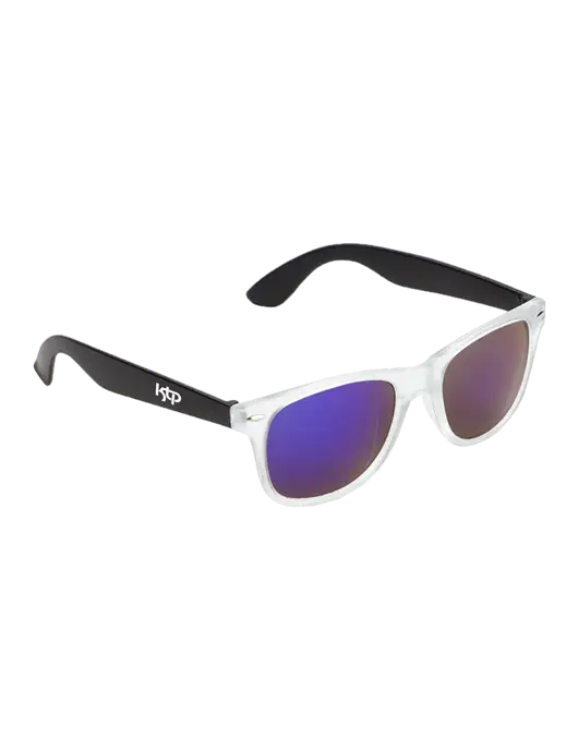 Key West Black Mirrored Sunglasses w/KTP Logo