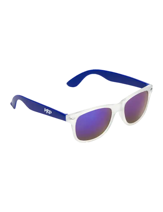 Key West Blue Mirrored Sunglasses w/KTP Logo