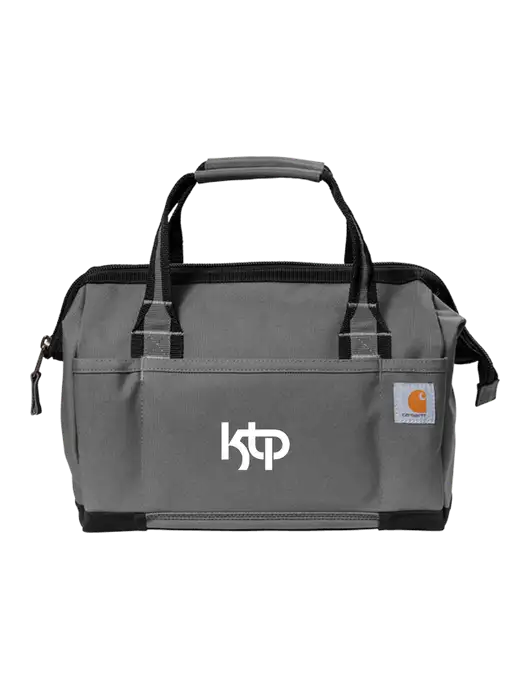 Carhartt Foundry Series 14” Grey Tool Bag w/KTP Logo