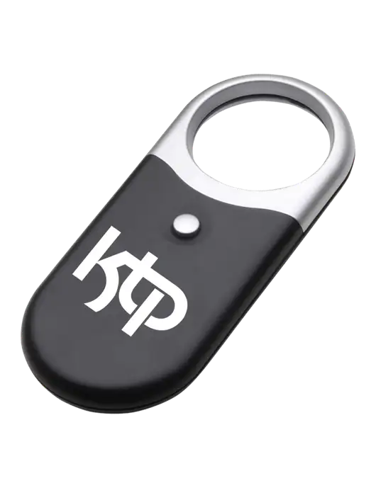 Compact Black Magnifier Light w/KTP Logo