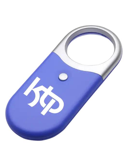 Compact Blue Magnifier Light w/KTP Logo
