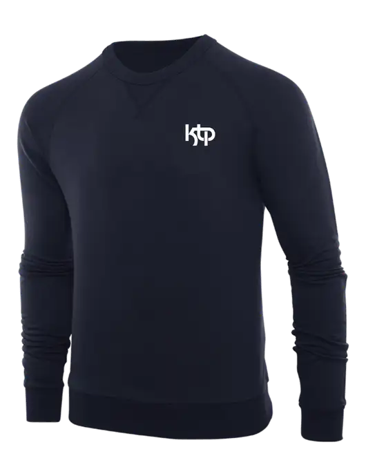 Allmade Dark Navy Organic French Terry Crewneck Sweatshirt w/KTP Logo