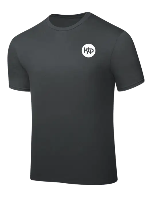 Dark Grey PosiCharge Competitor Tee w/KTP Logo