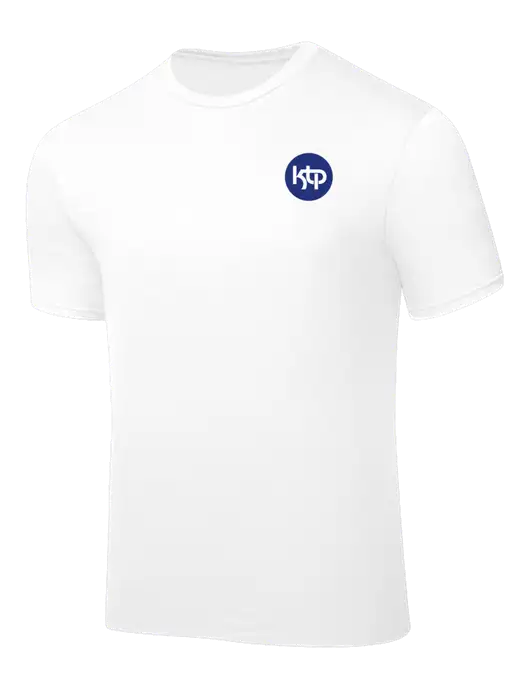 White PosiCharge Competitor Tee w/KTP Logo