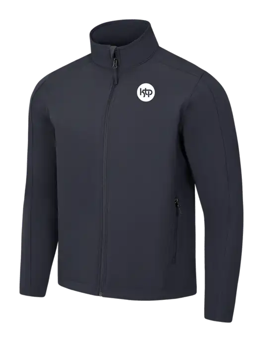 Charcoal Grey Core Soft Shell Jacket w/KTP Logo