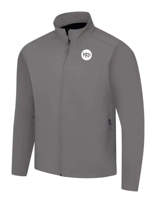 Medium Grey Core Soft Shell Jacket w/KTP Logo