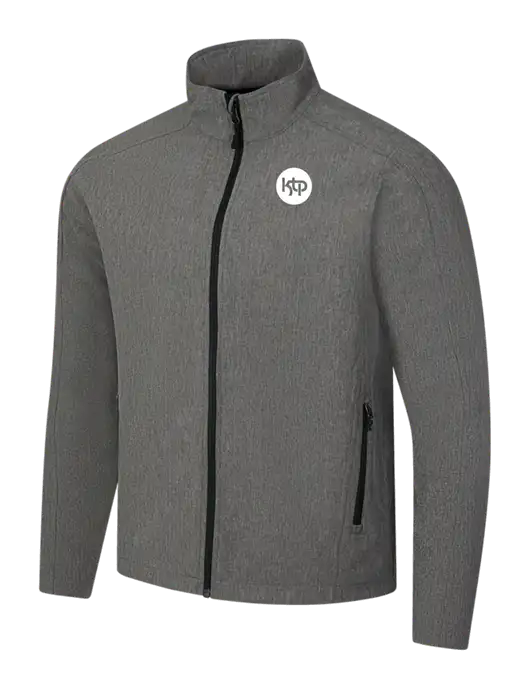 Medium Grey Heather Core Soft Shell Jacket w/KTP Logo