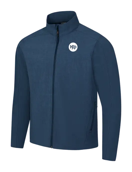 Navy Heather Core Soft Shell Jacket w/KTP Logo