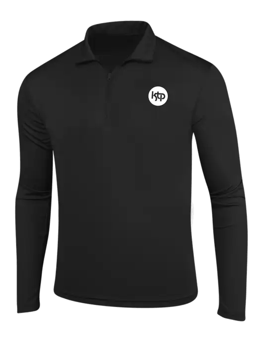 Black PosiCharge Competitor 1/4 Zip Pullover w/KTP Logo