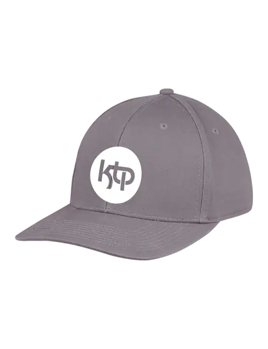 Premium Modern Structured Twill Charcoal Snapback Cap w/KTP Logo