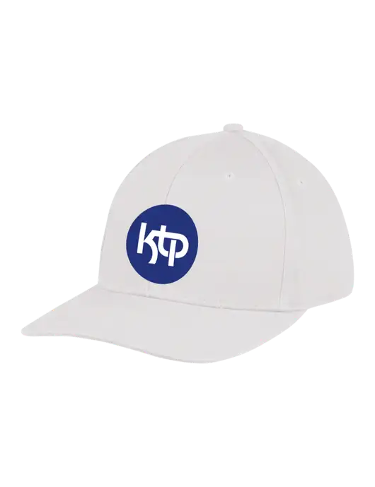 Premium Modern Structured Twill White Snapback Cap w/KTP Logo