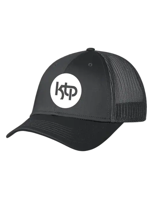 Charcoal Mesh Trucker Cap Snap Back w/KTP Logo