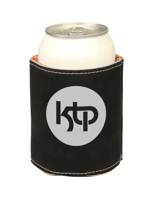 Black Leatherette Beverage Holder w/KTP Logo